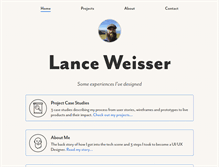 Tablet Screenshot of lanceweisser.com